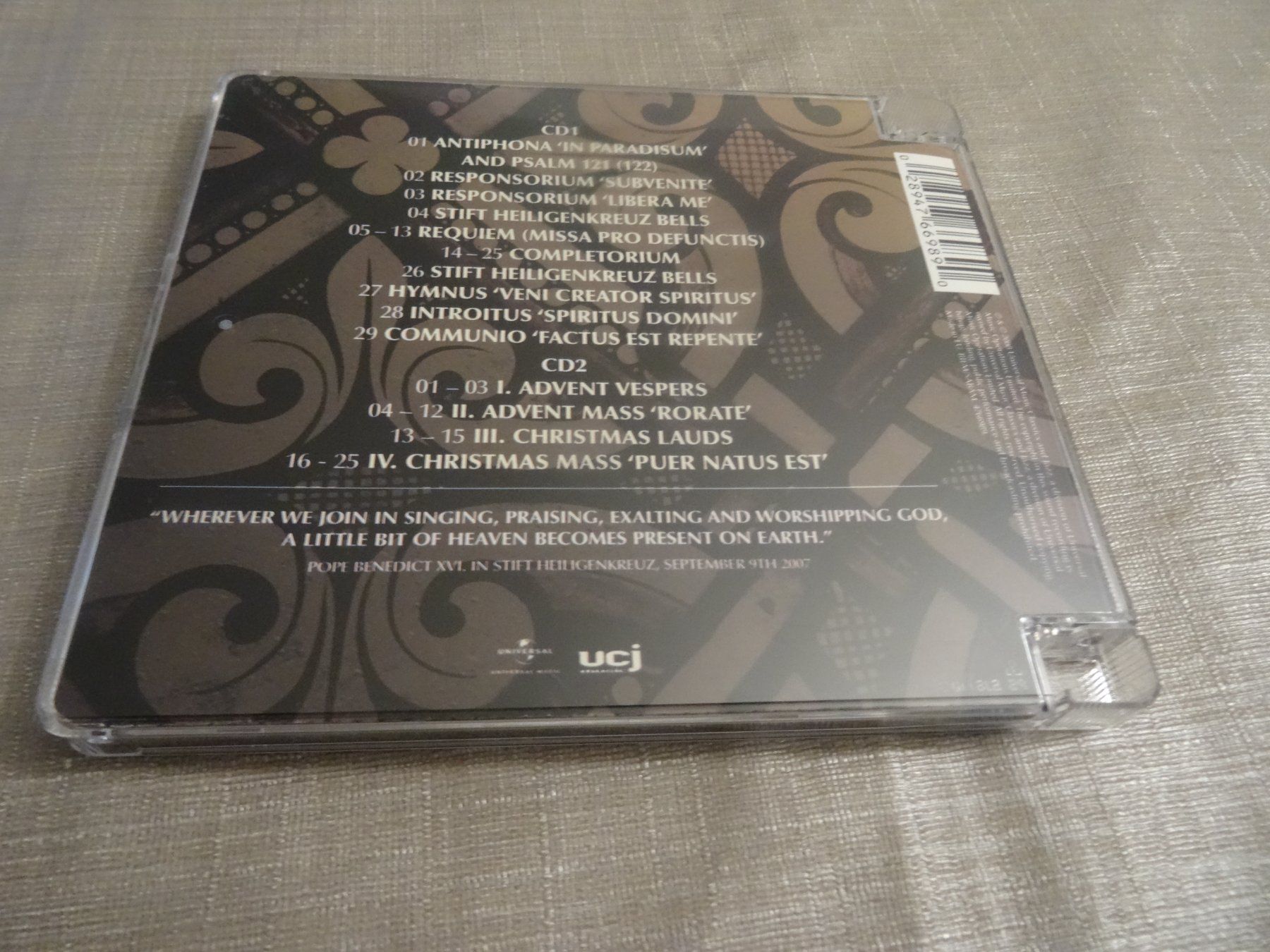 CD: Chant - Gregorianischer Choral - Advent & Weihnachten CD – Usato da Olten venduto da Disc-Ausverkauf 1