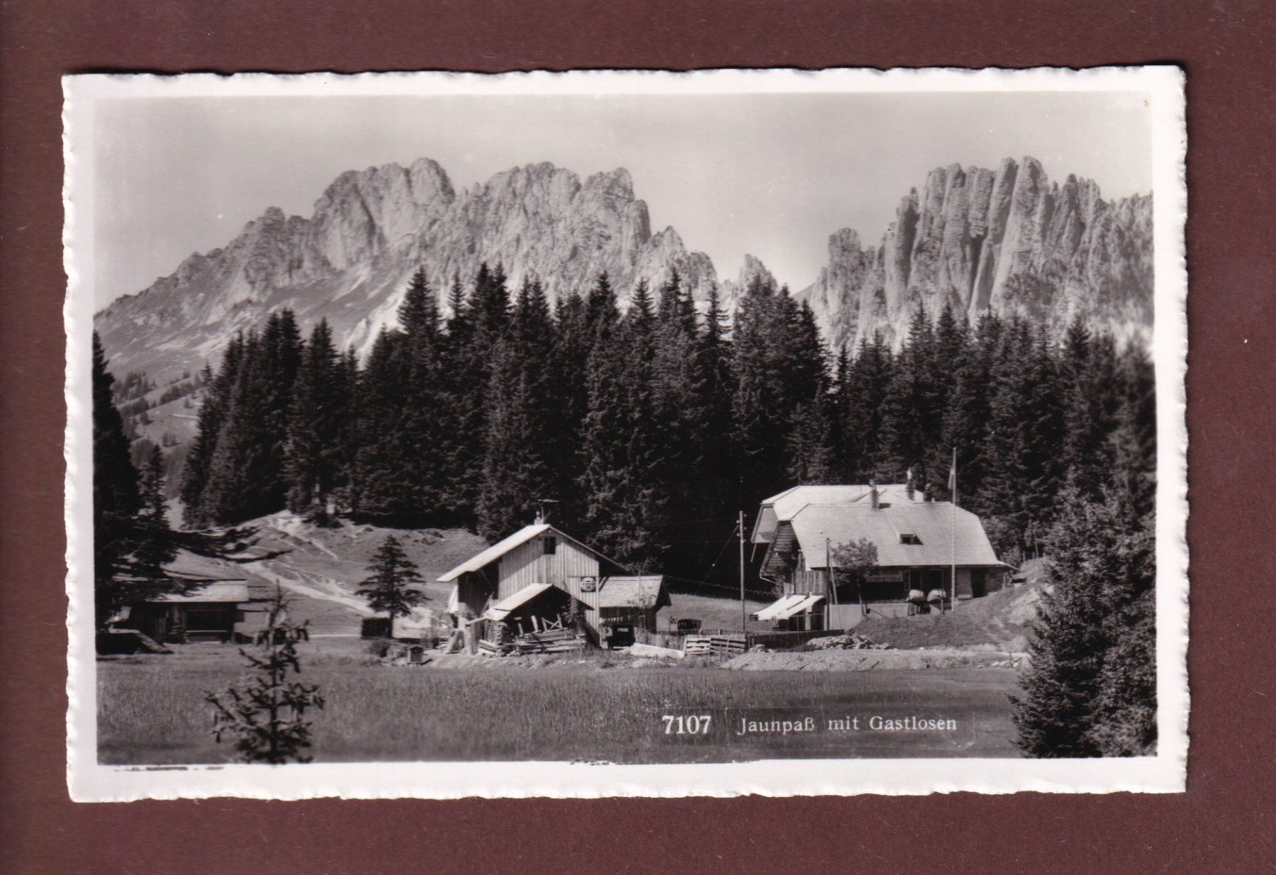 Cartoline postali: JAUNPASS - Gastlosen // Falte // – Usato da Pully venduto da nicecards