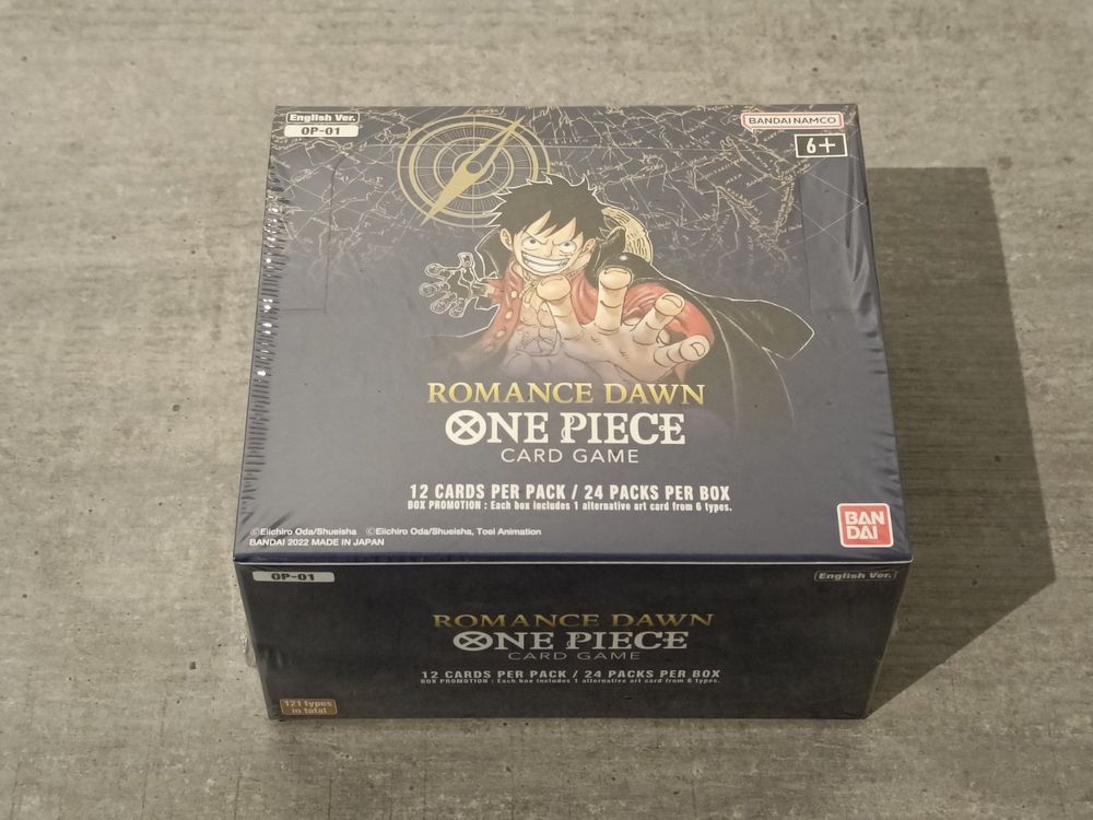 One Piece TCG OP-01 Romance Dawn Booster Box Japanese, Hobbies & Toys