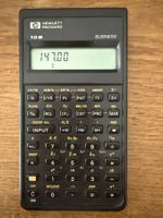 Taschenrechner Hewlett Packard 10B Business DEFEKT