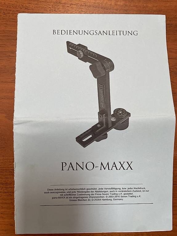 Laufwerke & Adapter: Nodalpunktadapter Pano-Maxx – Gebraucht aus Ettingen von Will65 4