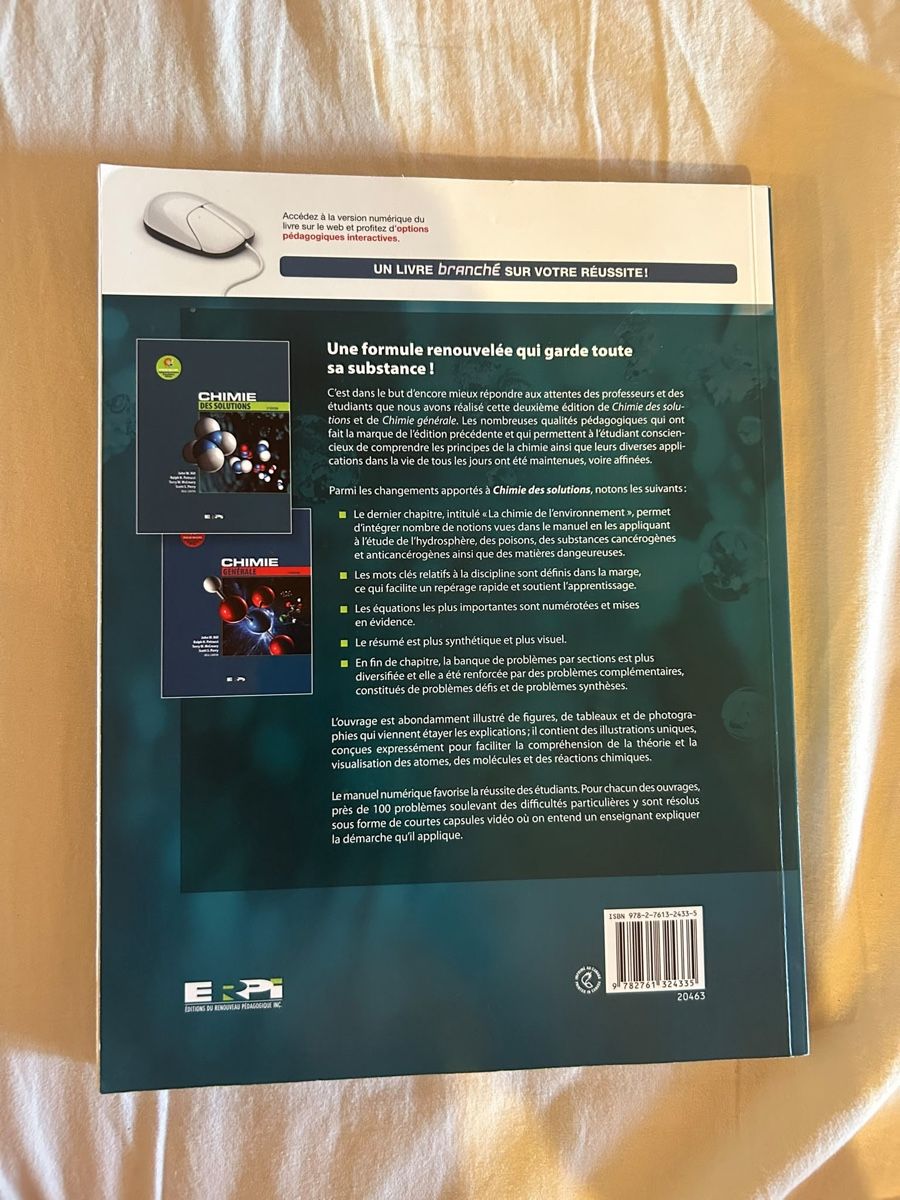 Livres: Chimie des solutions  – D'occasion à Boudry par asmdgr135 1