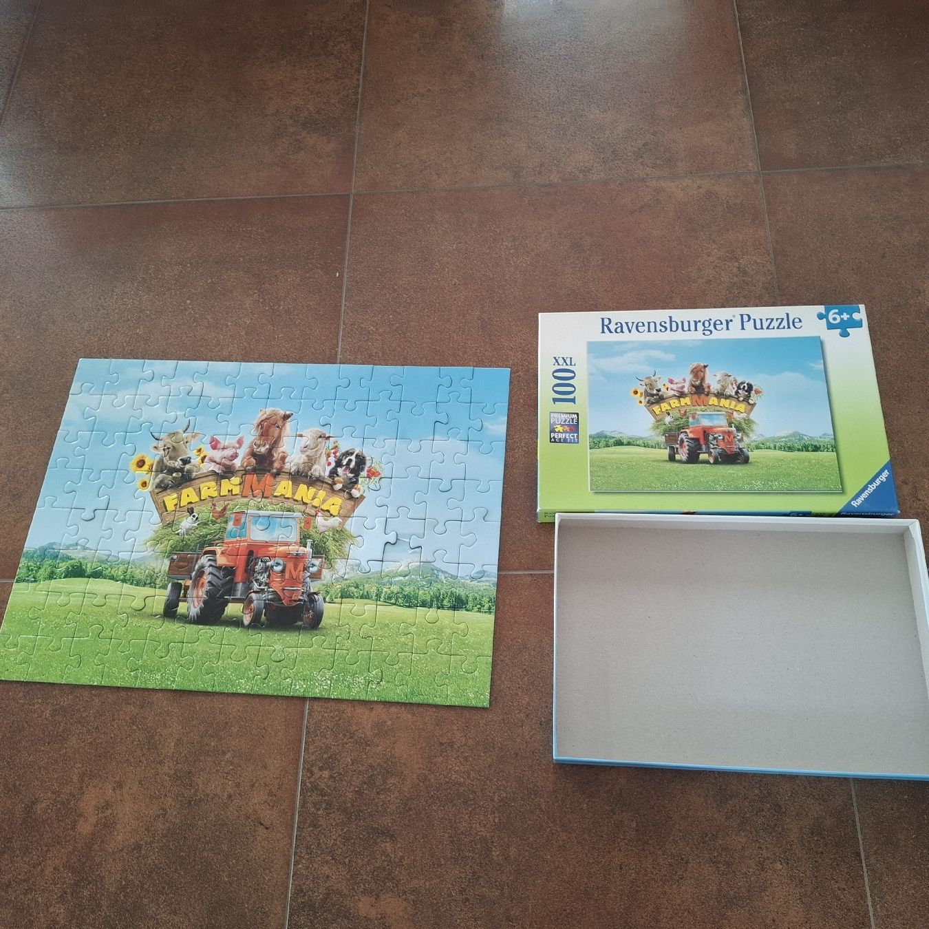 Ravensburger Puzzle: Ravensburger Puzzle 100 Teile Farm, Migros – Usato da Oftringen venduto da januarloch