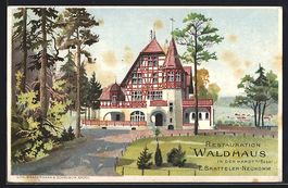 Litho Basel, Restauration Waldhaus, Bes.