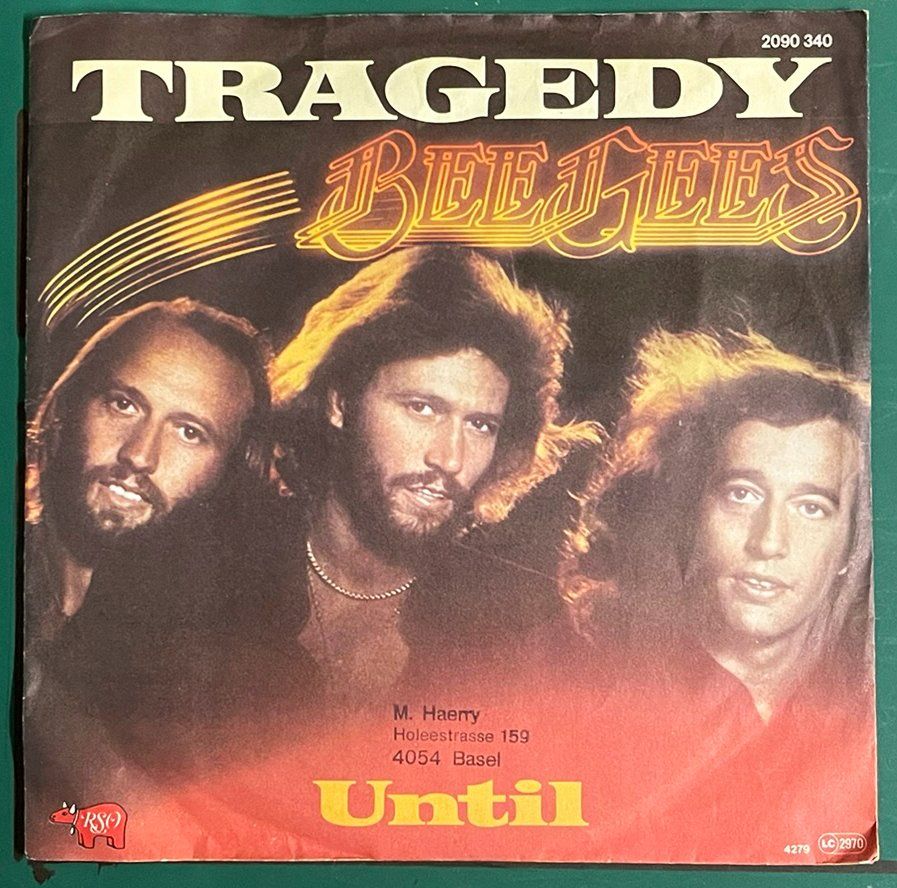 Dischi in vinile: Single: BEE GEES - Tragedy (Schweizer Pressung!) – Usato da Frenkendorf venduto da Yard-Sale-2000
