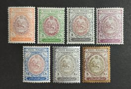 Persien/Iran 1909, Coat of Arms, LoT ungestempelt