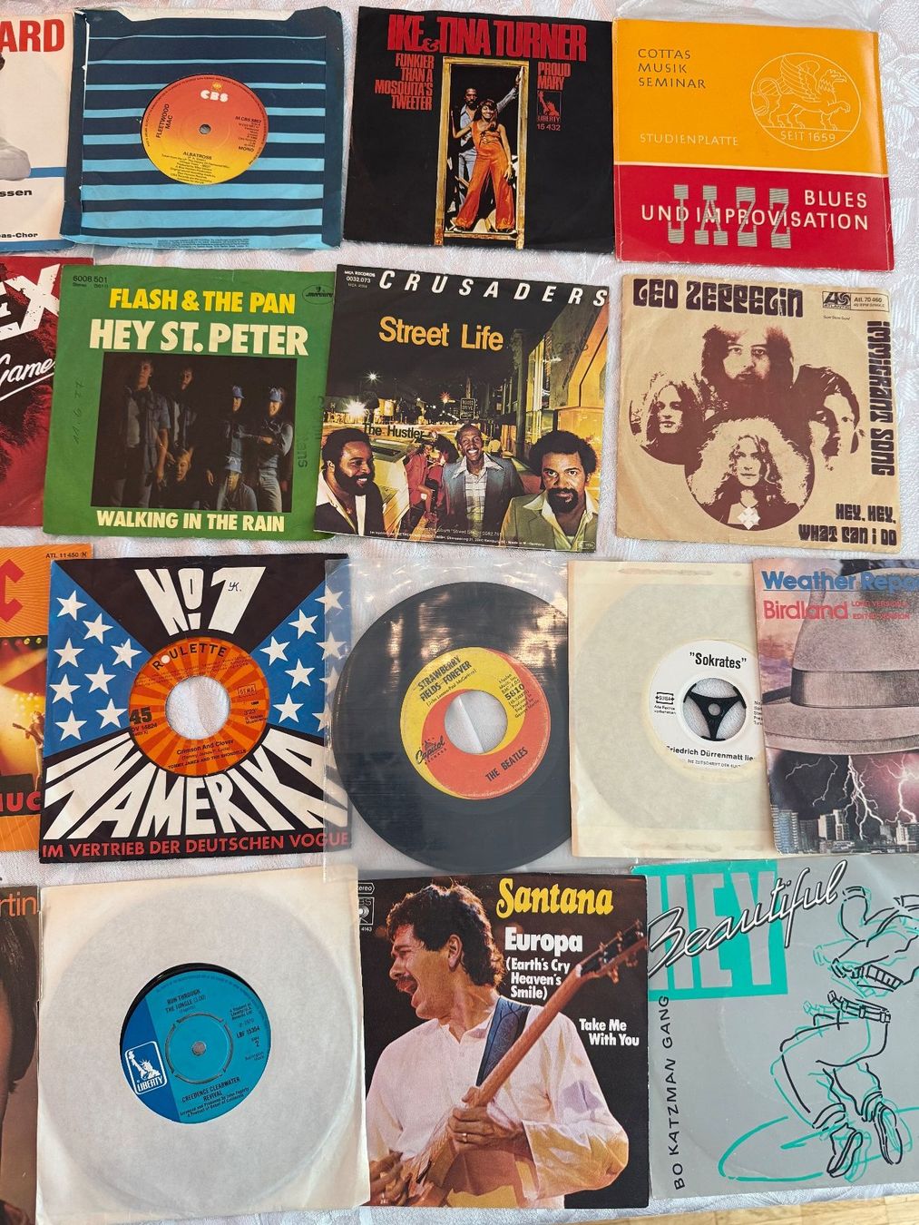 Dischi in vinile: 25 SINGLES POP/ROCK. III – Usato da Zürich venduto da fehlton 2
