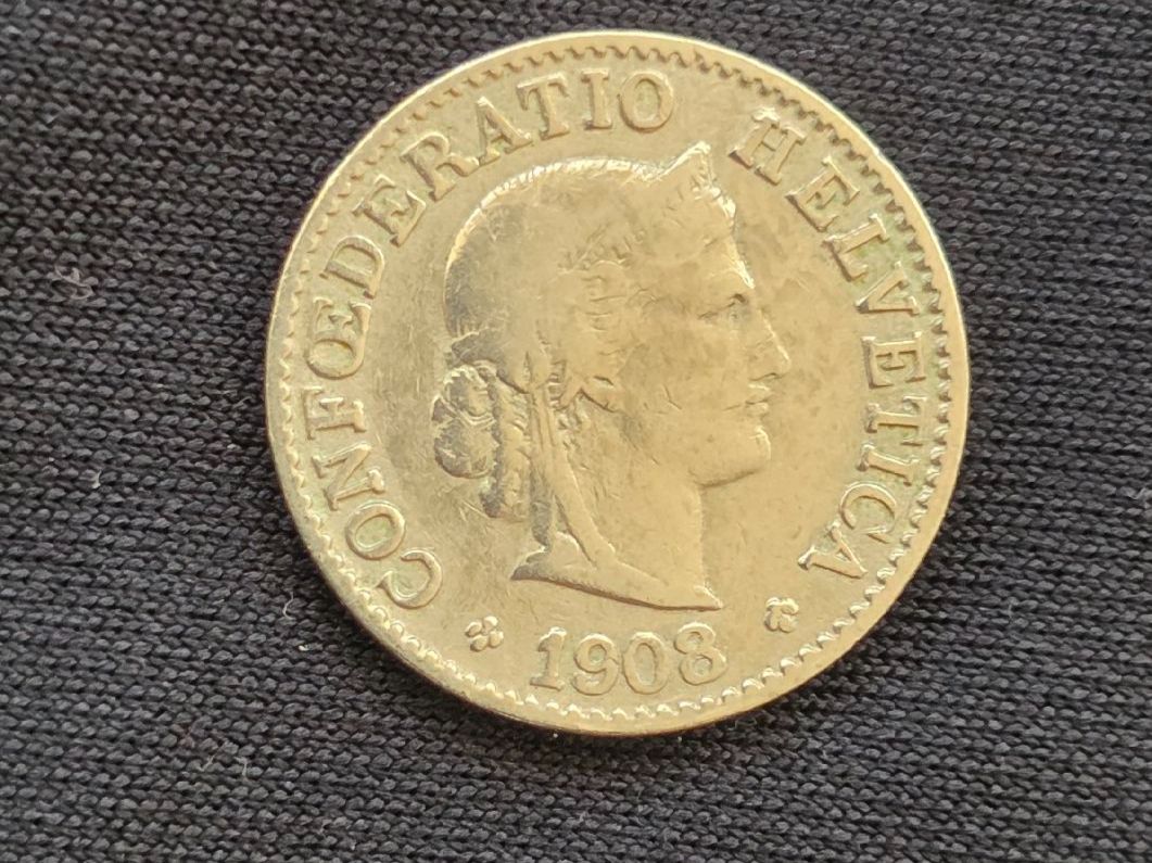 Tutti le monete: 5 cts 1908 – Usato da Genève venduto da bbastos
