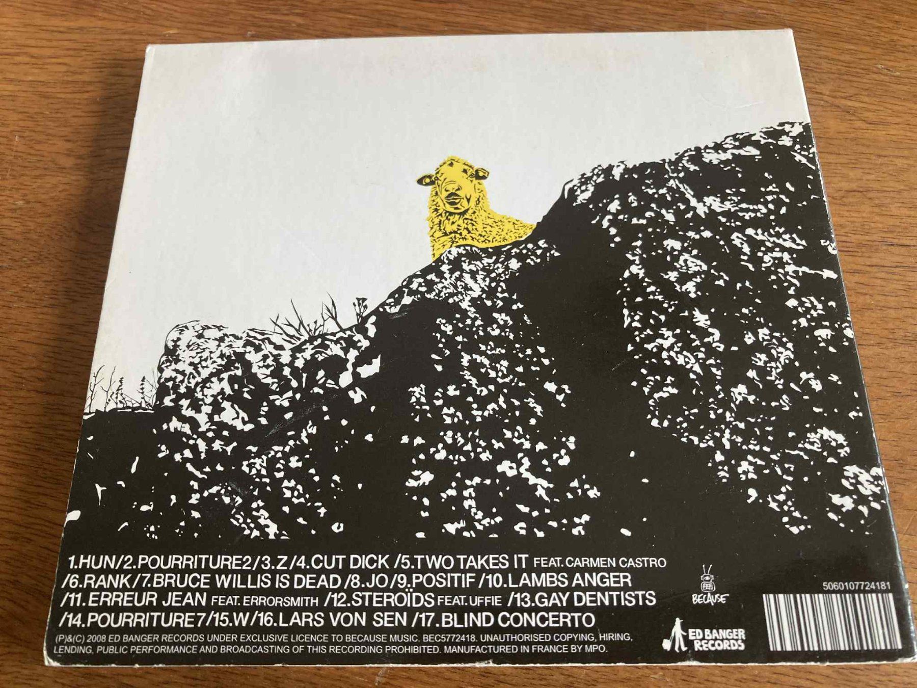 CD: Mr Oizo - Lambs Anger CD – Usato da Lausanne venduto da sim_bc8q 1