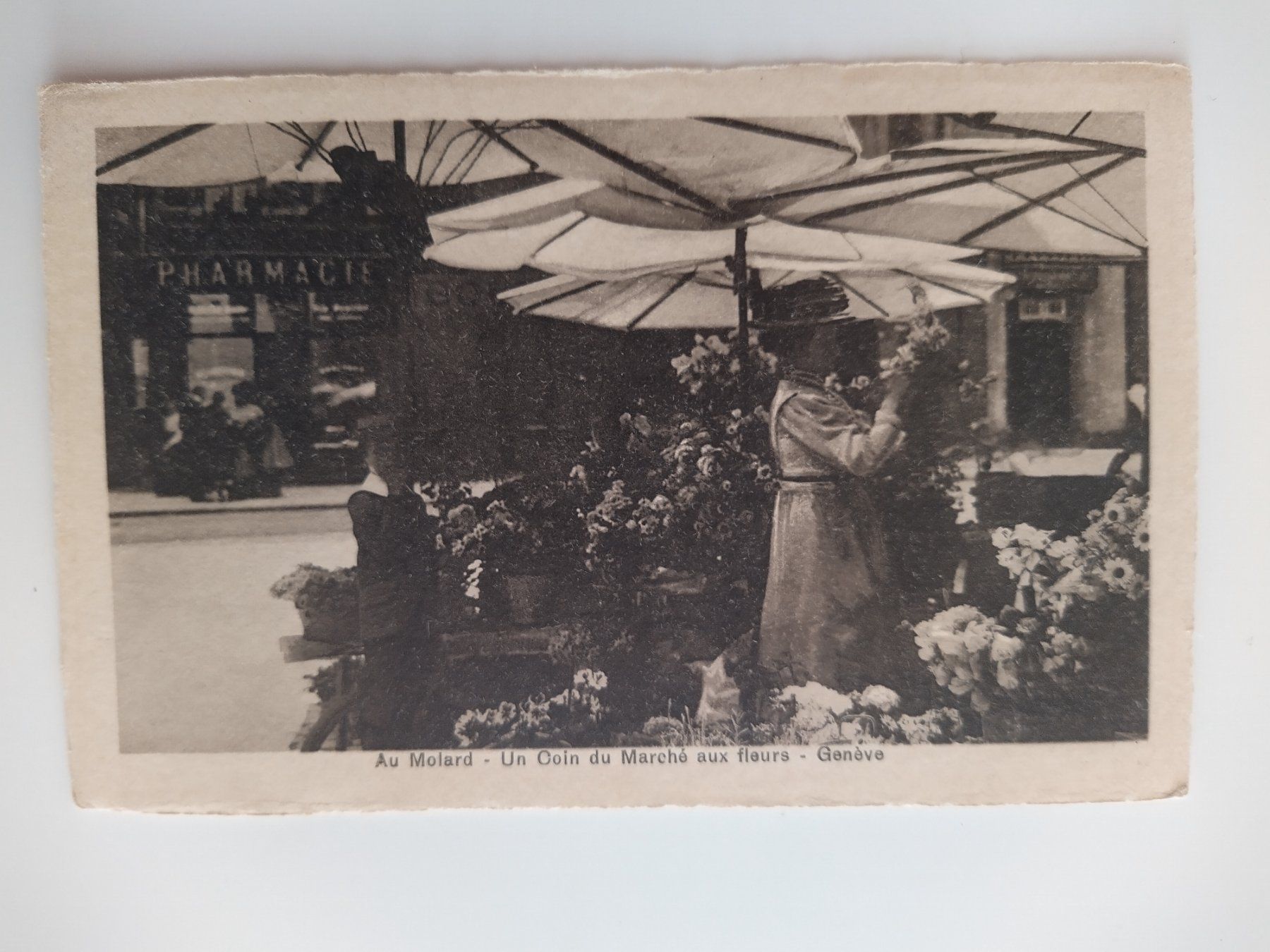 Cartoline postali: Au Molard Blumenmarkt, uralt – Usato da Ohmstal venduto da Lebensfreude05
