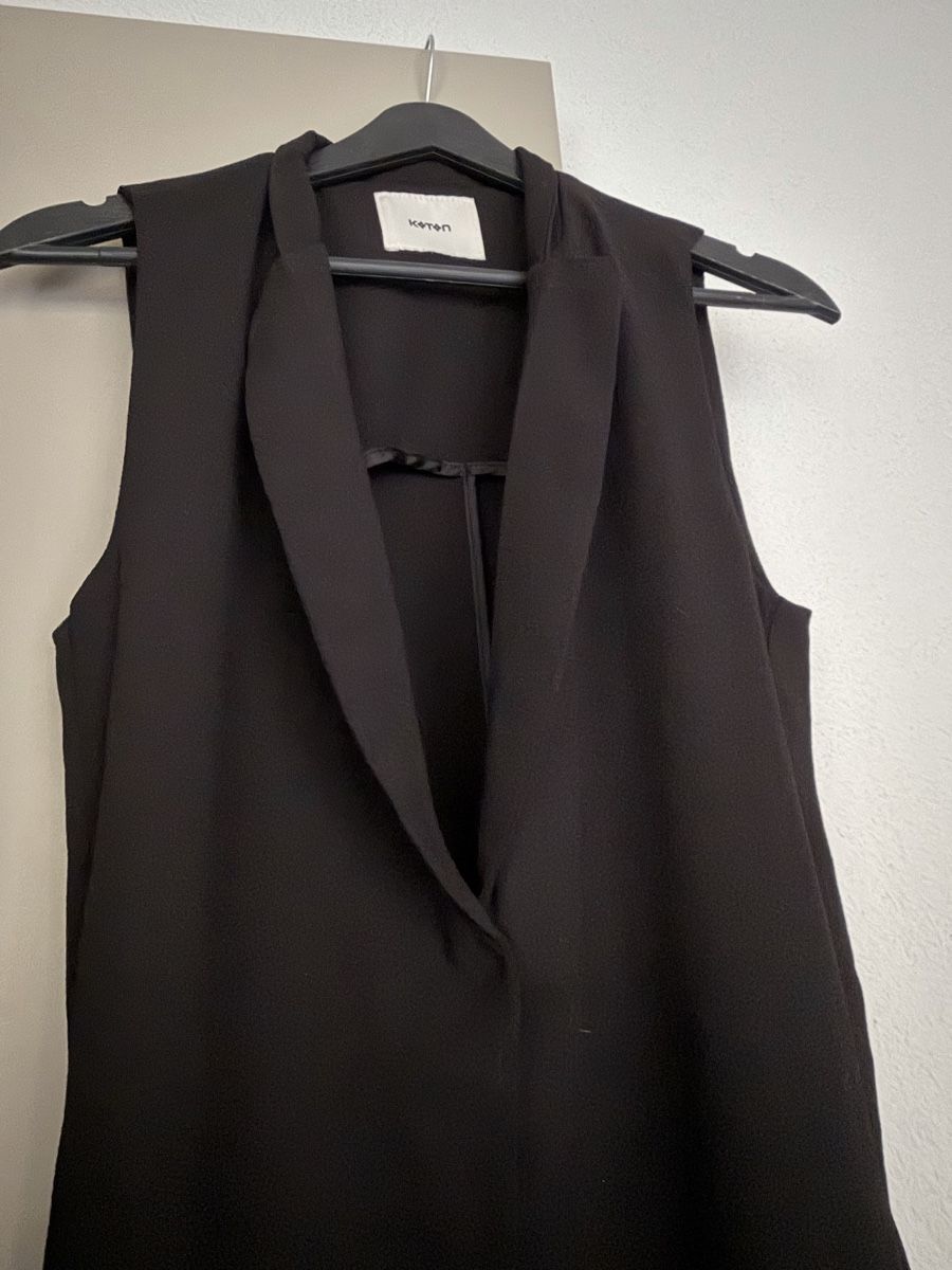 Giacche: Black Sleeveless Blazer Size 36 Business – Nuovo (secondo la descrizione) da Zürich venduto da Mss_sen 1