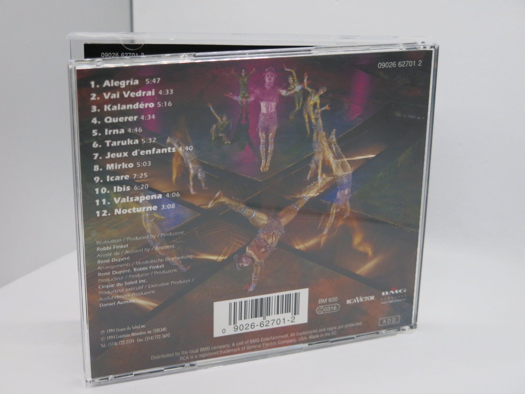 CD: CD Cirque Du Soleil – Alegria – Usato da Ernetschwil venduto da luisvonerni 2