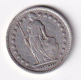 Tutti le monete: Schweiz 1 Franken 1909 rar – Usato da Neuchâtel venduto da karlpierrino 1