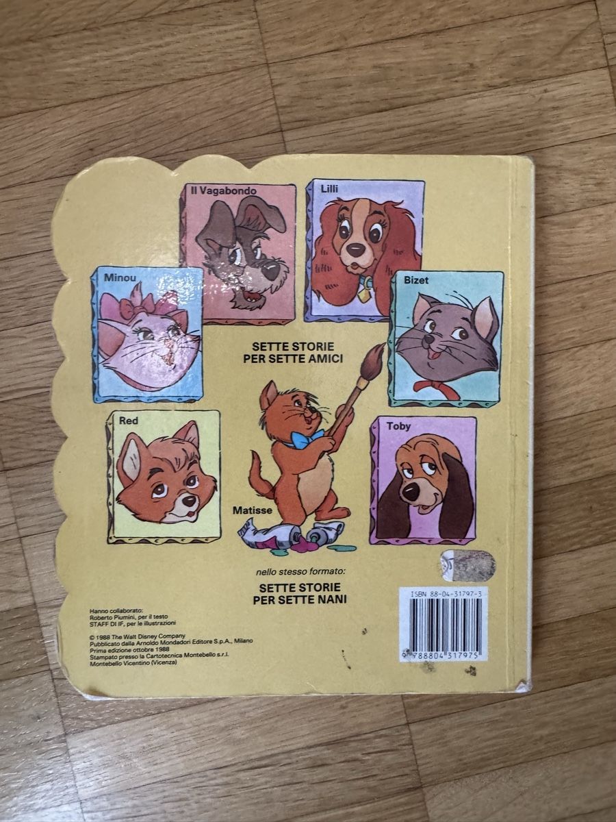 Libri: Libro Disney "Minou": Sette Storie per Sette Amici – Usato da Viganello venduto da BlackPanda0003 1