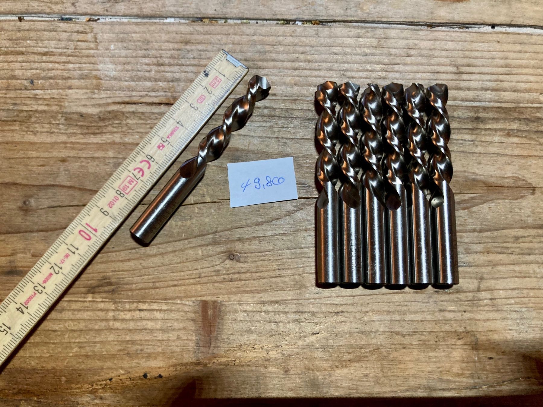 Attrezzi per industria metallurgica: Spiralbohrer 9,80mm - 1 Stk. – Nuovo (secondo la descrizione) da Arch venduto da bayrischgrill