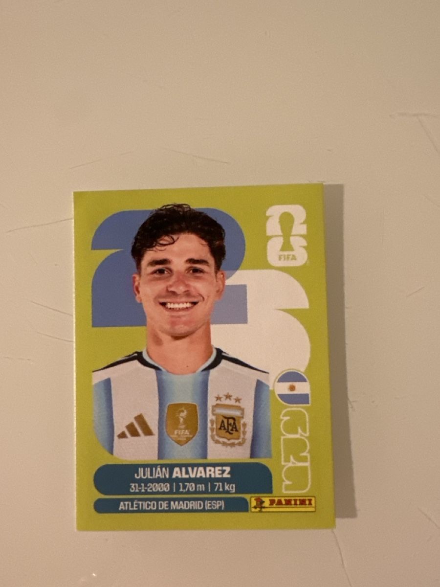 Panini Carte collezionabili: Panini 2026 Julian Alvarez ARG19 – Nuovo (secondo la descrizione) da Bern venduto da akl_sy9s