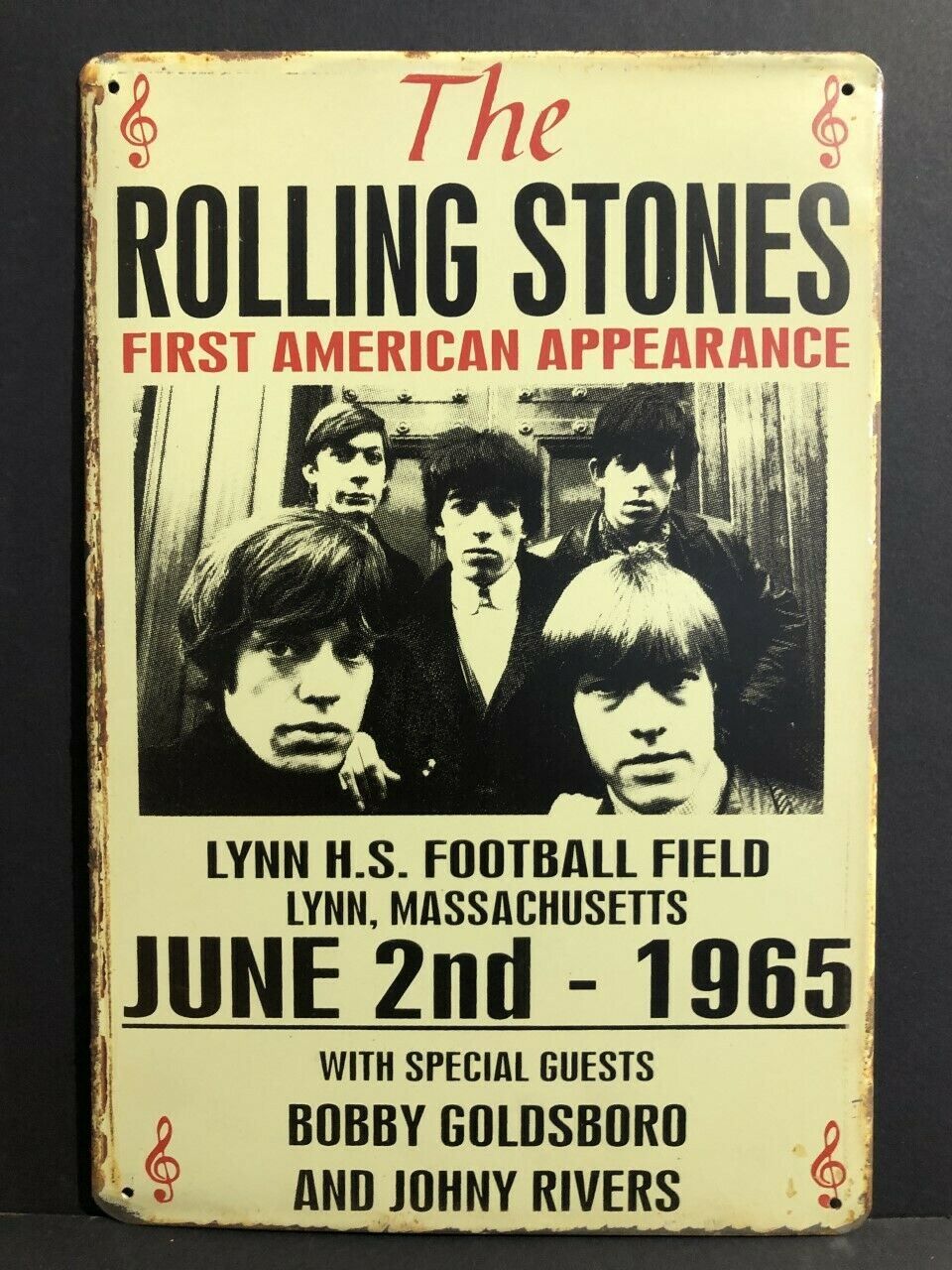 Schilder: Rusty Blechschild-ROLLING STONES-FIRST A – Neu und originalverpackt aus Rupperswil von big-one-sale