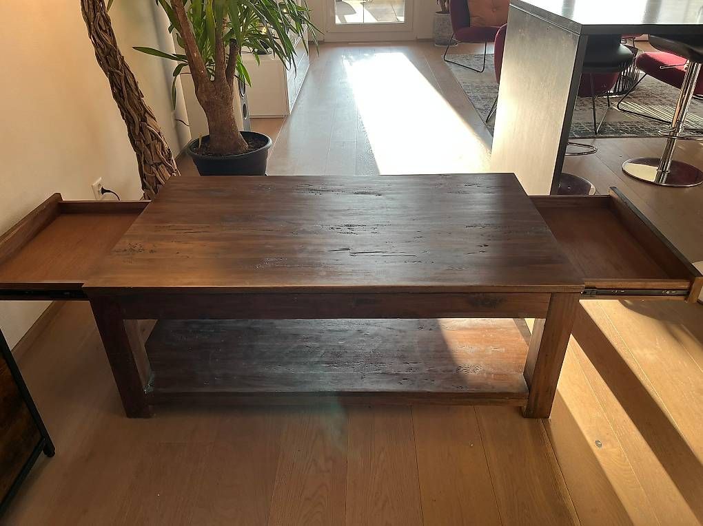 Tavoli: Table basse en teck massif – Usato da La Tour-de-Peilz venduto da aurore712 3