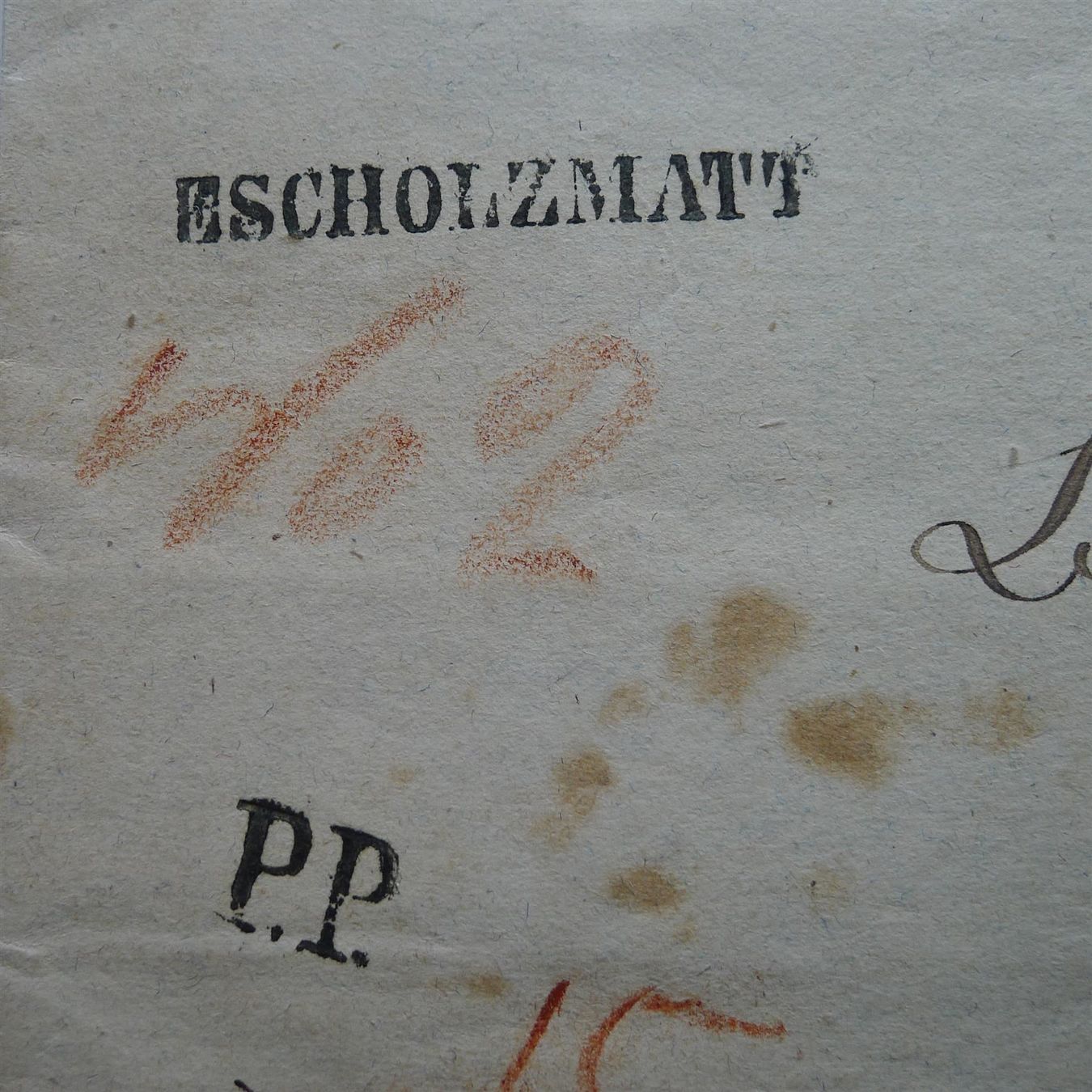 Tutti i francobolli: Heimatbeleg, Escholzmatt-Schüpfheim P.P. – Usato da Ebikon venduto da SilvioFreund 1