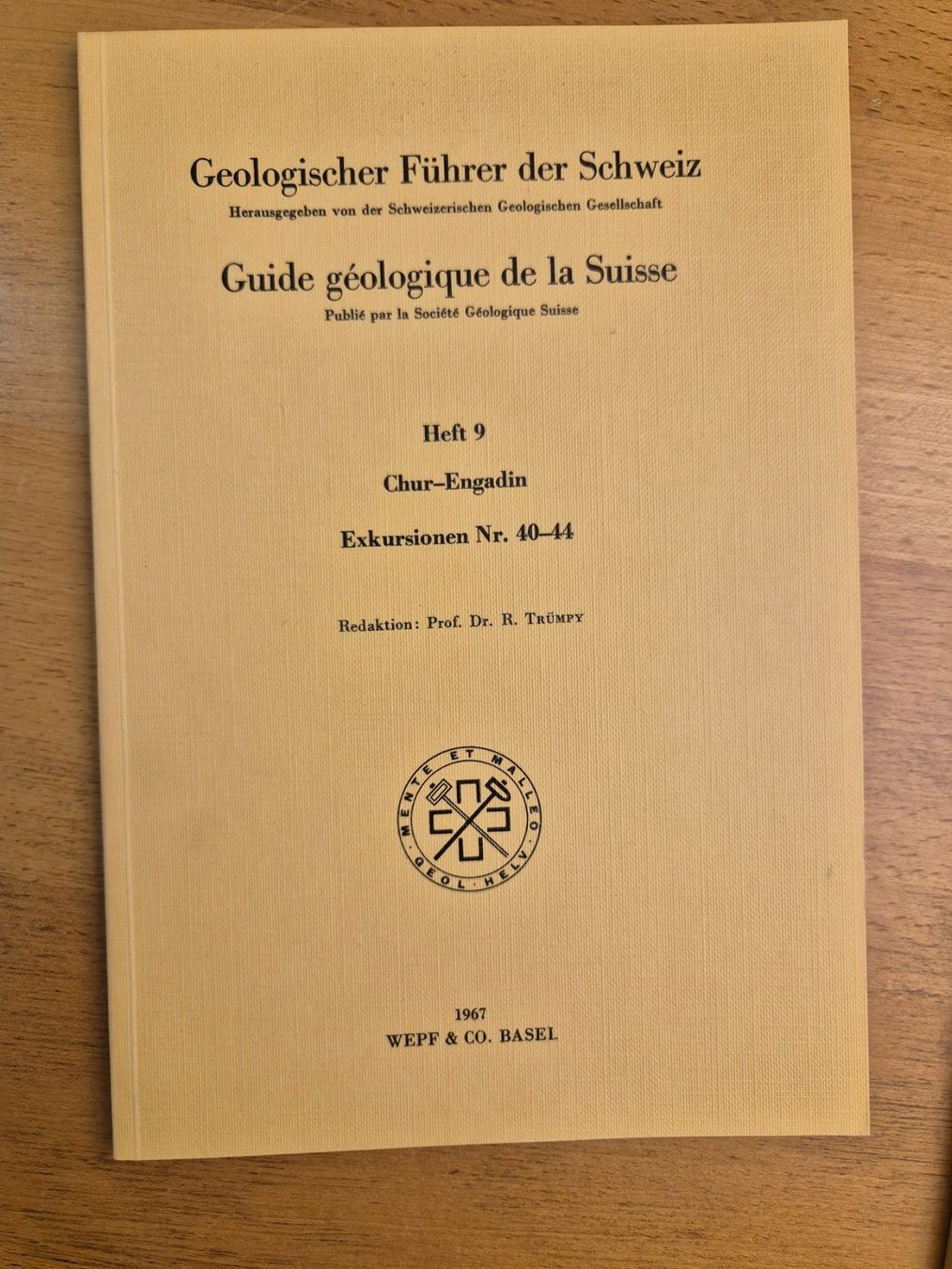 Libri: Guide géologique de la Suisse 1967 – Usato da Bogis-Bossey venduto da VNT-GE.ch 4