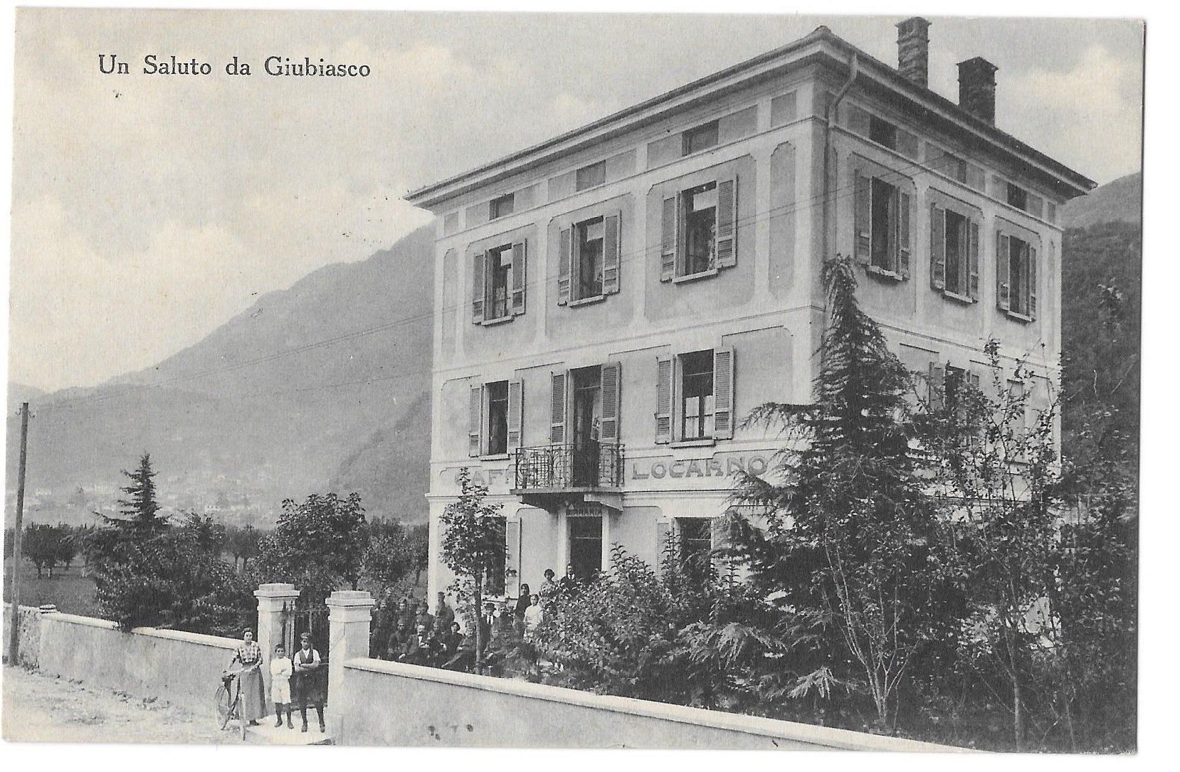Ansichtskarten: Giubiasco Caffé Locarno – Gebraucht aus Olten von clotaldi
