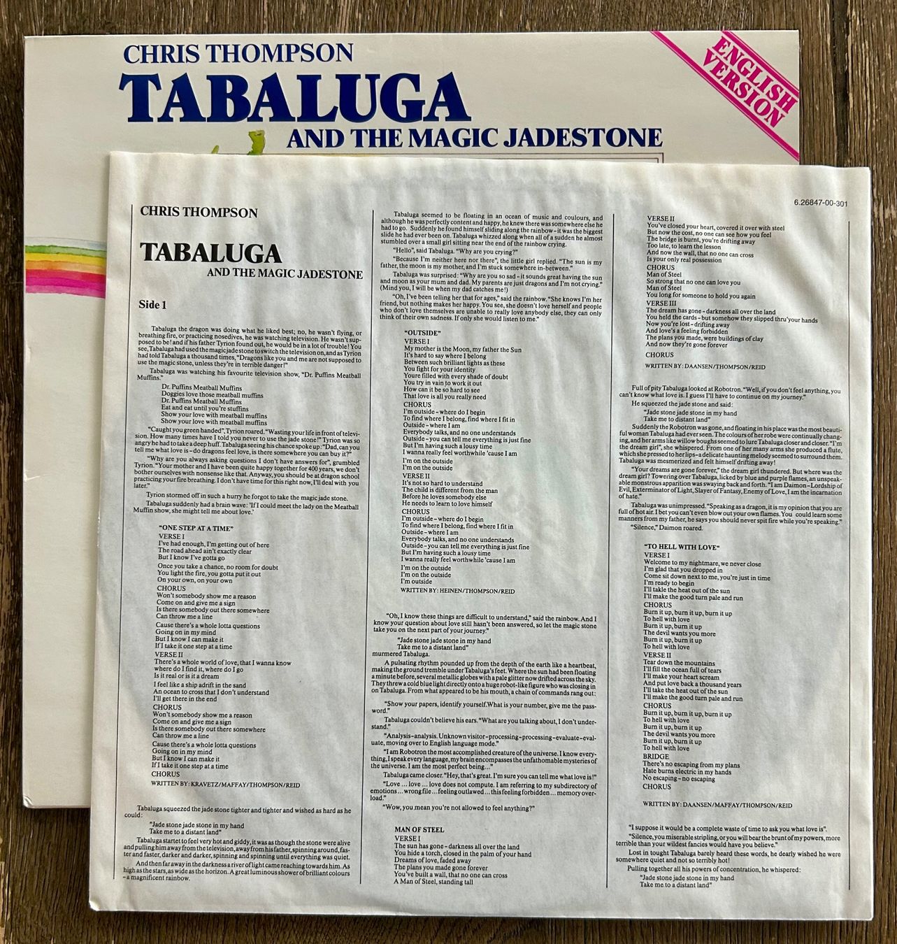Dischi in vinile: CHRIS THOMPSON Tabaluga And The Magic Jadestone LP MAFFAY – Usato da Basel venduto da forevermusic 2