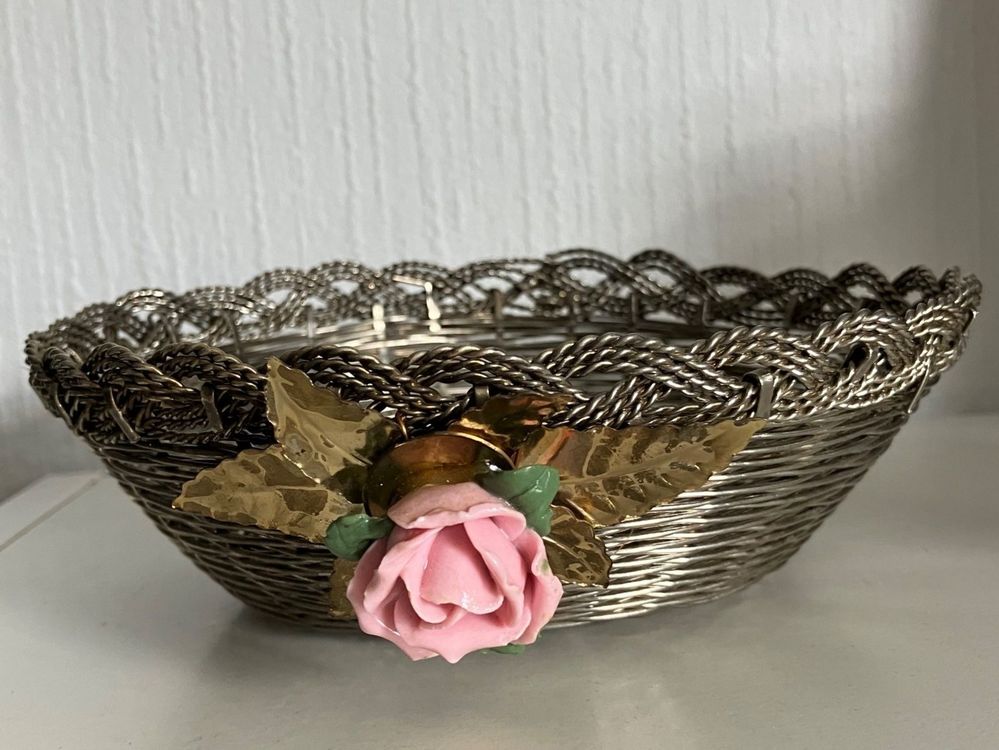 Corbeille à Papier Vintage En Métal - Années 60 - Superbe état