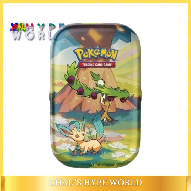 Pokémon Mini Lata Dachsbun & Oricorio – Incluye 2 Sobres TCG + Calcomanías – Colecciona Las 5 Latas Paldea