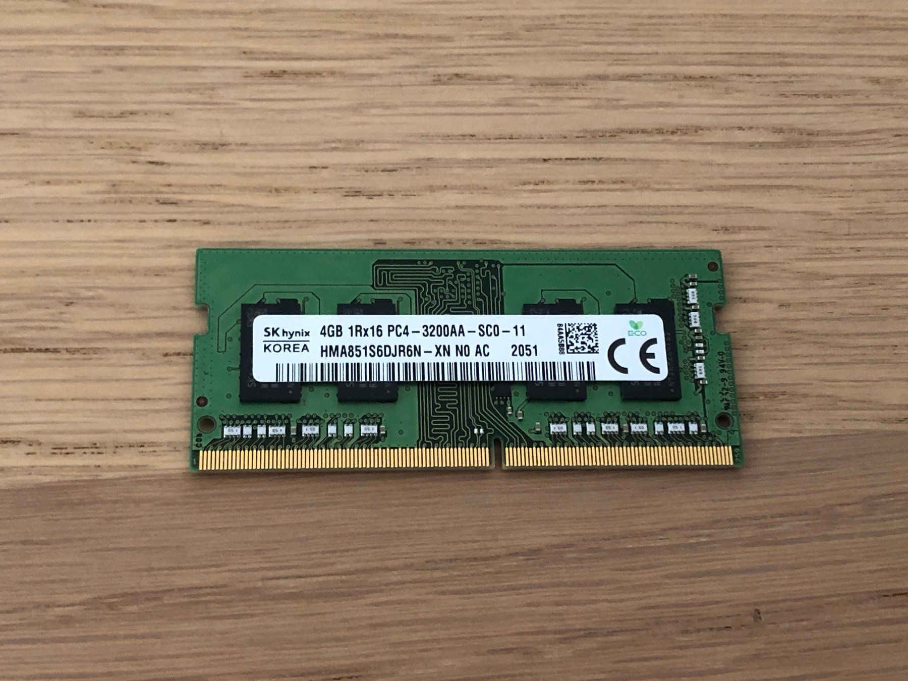 8GB DDR4 RAM Per Portatile - SO-DIMM 3200MHz PC4-3200 CL22 1.2V - BRAINZAP
