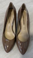 Buffalo London Pumps Lackleder braun