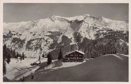 Davos, Skihaus Schwendi, gelaufen 1933
