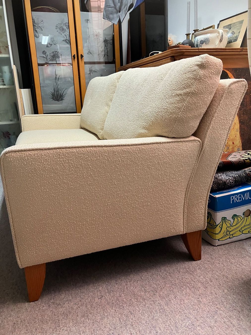 Divani: Gemütliches 2er Sofa, hellbeige/ gelb, Top Zustand! – Usato da Bichwil venduto da Bac2 5