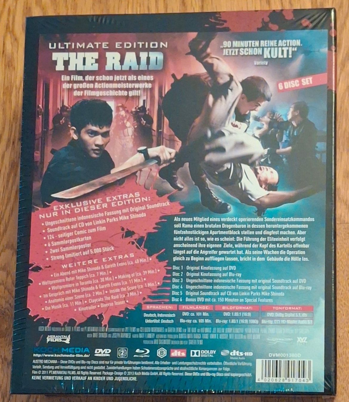 Tutti i DVDs: The Raid 1 & 2 - Ultimate Editions (beide OVP) – Nuovo e nell'imballaggio originale da St. Gallen venduto da Flimmerstube 3