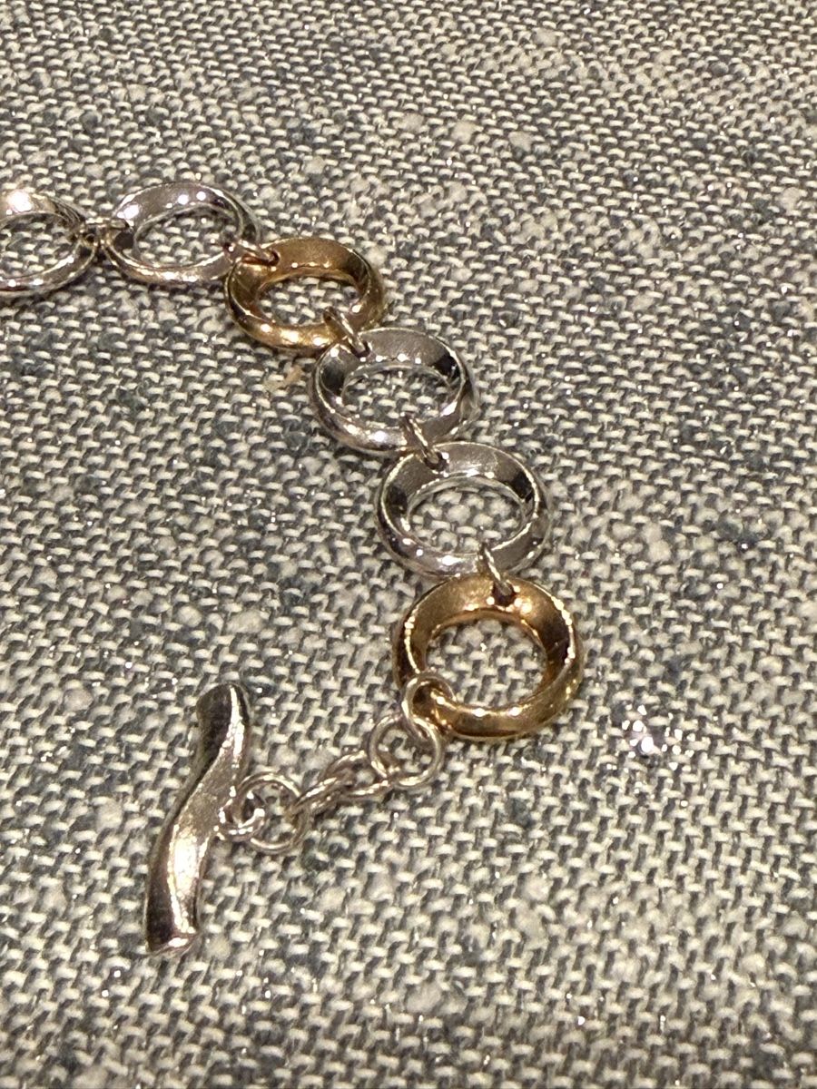 Bracciali & Braccialetti: Two-Tone Link Bracelet – Usato da Zürich venduto da salifali 3