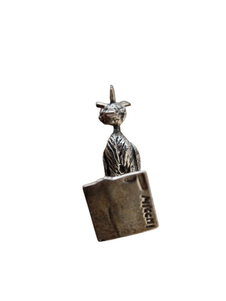 Statuette: Figur Miniatur Silber Storch – Usato da Mörschwil venduto da wunderkiste44 9