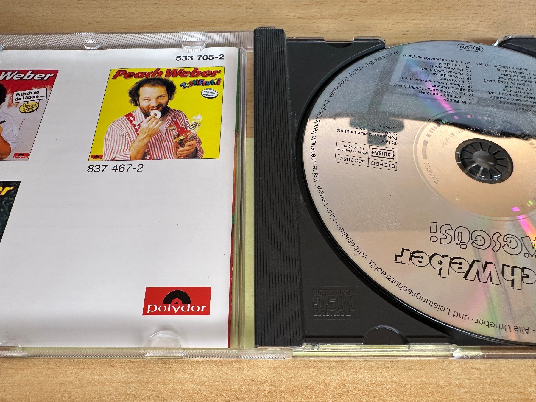 CDs: Peach Weber – Gägsgüsi – Gebraucht aus Rikon im Tösstal von Alpenmutz 2