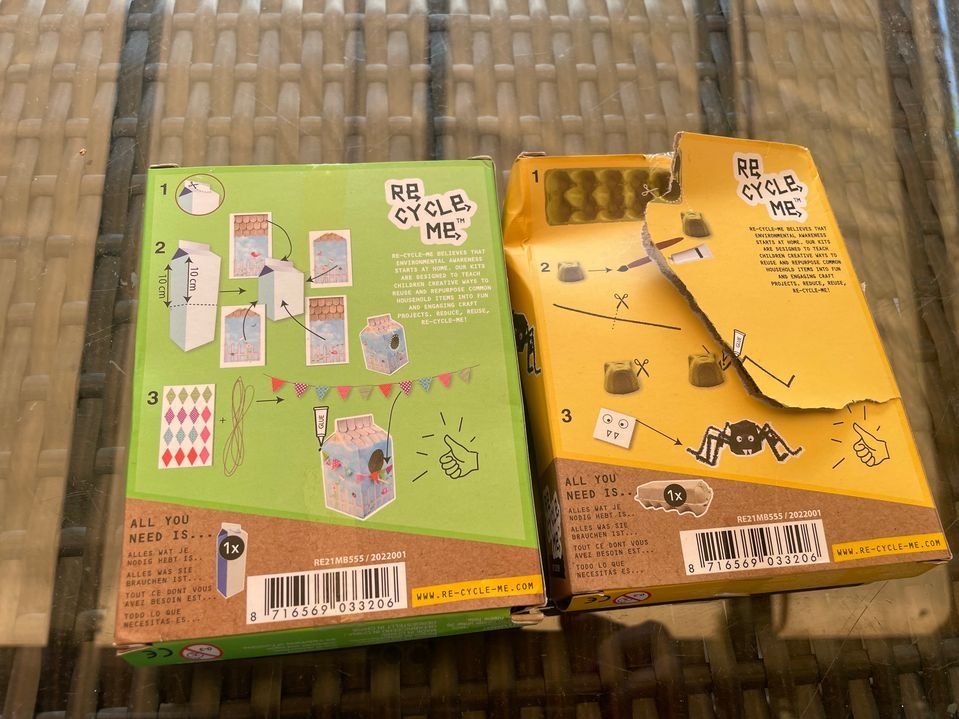Kit bricolage: 2 Kinder Bastelset Vogelhaus und Spinne – Nuovo (secondo la descrizione) da Bergdietikon venduto da antovale 1