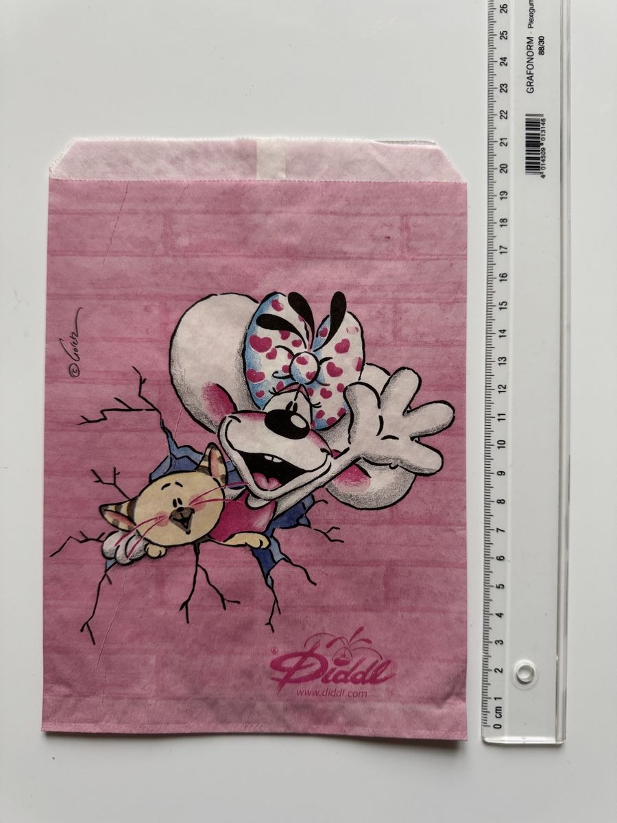 Papiere: Diddl Diddlina Papiertüte - mit Mimihopps - 2003 DIN A5 – Gebraucht aus Wohlen AG von Thalheim12 3