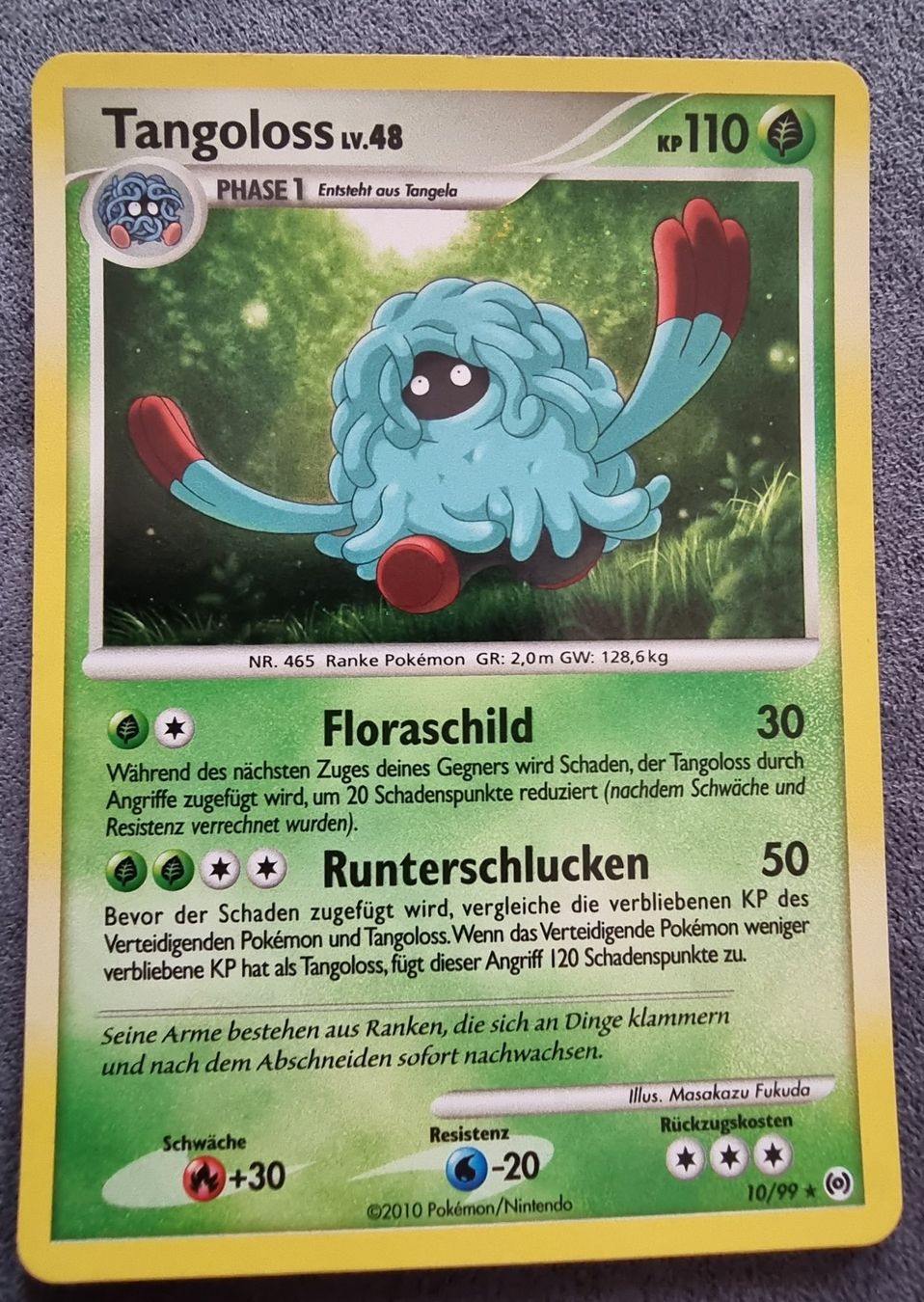 Pokémon Carte collezionabili: Pokémon 2010 Tangoloss Holo 10/99 DE – Nuovo (secondo la descrizione) da Roggwil BE venduto da S_Cards