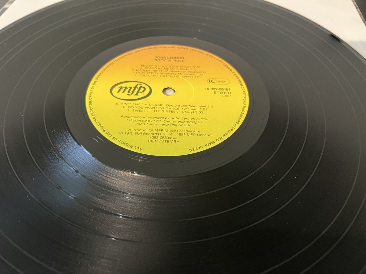 Vinyles: John Lennon - Rock‘n‘Roll LP – D'occasion à Schübelbach par Klabauterli 3