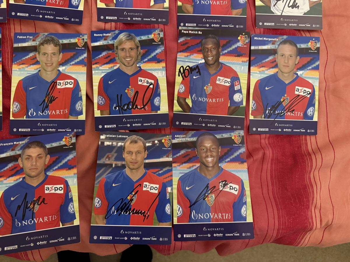 Autografi: Autogrammkarten FC Basel signiert – Usato da Rüschlikon venduto da Andi_2000 6