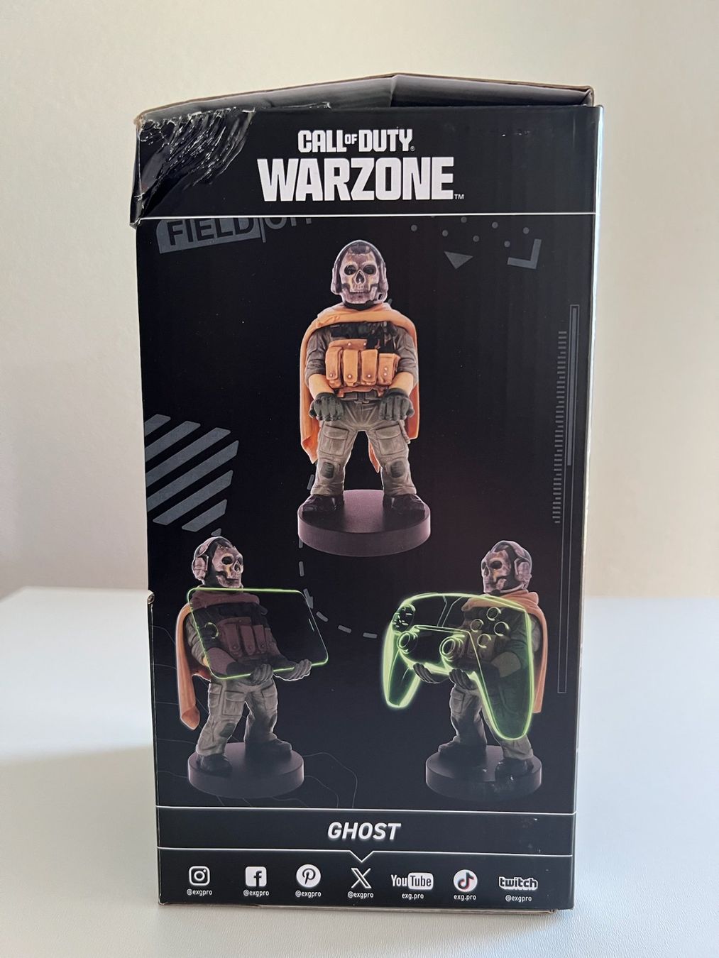 Statuette: Call of Duty Warzone Cable Guy Support Manette/Natel Ghost – Nuovo e nell'imballaggio originale da Le Mouret venduto da perfectbijou 3