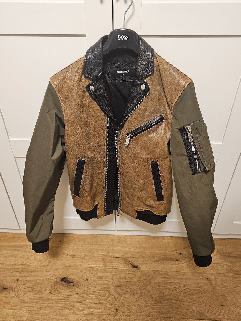 Dsquared2 Giacche: Dsquared Lederjacke Grösse 48 – Nuovo (secondo la descrizione) da Bottmingen venduto da Plemenito