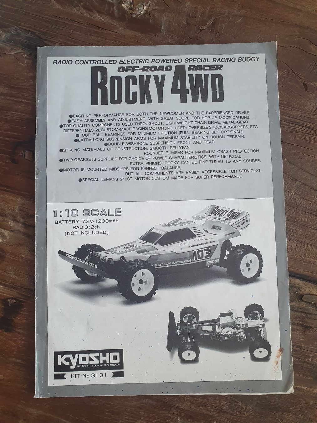 Kyosho Modellismo RC: KYOSHO Rocky 4WD Manual – Usato da Pfäffikon ZH venduto da Domdalion