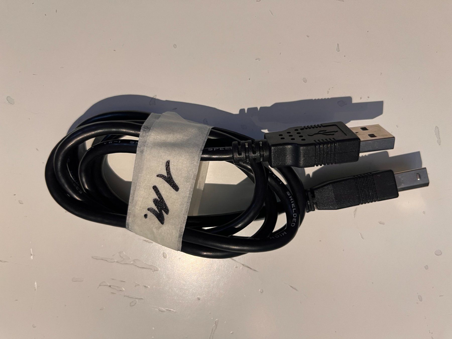 Kabel: USB-Kabel Type B, 1 Meter – Gebraucht aus Bern von PJB