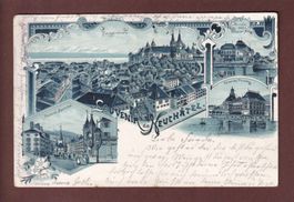Souvenir de NEUCHÂTEL - 1901 Litho