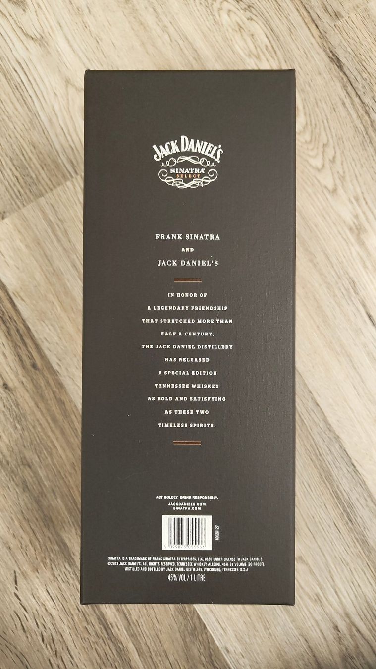 Jack Daniels Spirituosen: Jack Daniel's Tennessee Whiskey Frank Sinatra Special Ed. – Neu und originalverpackt aus Effretikon von easyjones 2