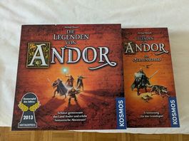 Legenden von Andor Brettspiel mit Erweiterung, wie neu