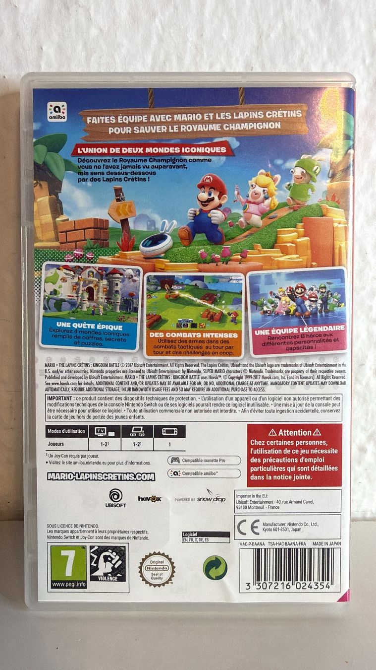 Jeux: Nintendo Switch Mario + Lapins Crétins Kingdom Battle – D'occasion à Ehrendingen par lax21 1