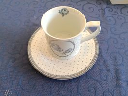 Katie Alice Porzellan Tasse mit Untertasse